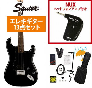 Squier by Fender / Sonic Stratocaster HT H Laurel FB BK PG Black GP-1�A���v�t���G���L�M�^�[���S�҃Z�b�gR�yYRK�z