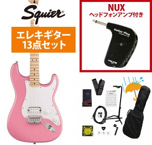 Squier by Fender / Sonic Stratocaster HT H Maple FB WH PG Flash Pink GP-1AvtGLM^[S҃ZbgRyYRKz