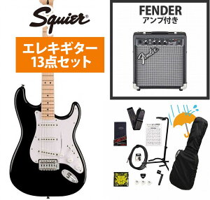 Squier by Fender / Sonic Stratocaster Maple FB WH PG Black Fender 10WAvtGLM^[S҃ZbgRyYRKz