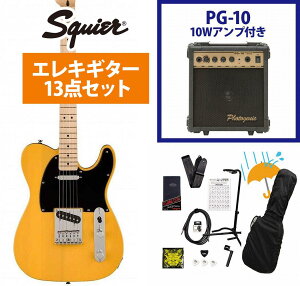 Squier by Fender / Sonic Telecaster Maple FB BK PG Butterscotch Blonde PG-10AvtGLM^[S҃ZbgRyYRKz