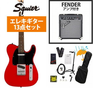 Squier by Fender / Sonic Telecaster Laurel FB BK PG Torino Red Fender 10WAvtGLM^[S҃ZbgRyYRKz