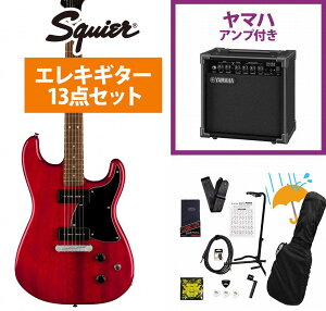 Squier by Fender / Paranormal Strat-O-Sonic Laurel FB BK PG Crimson Red Transparent YAMAHA GA15IIAvtS҃ZbgRyYRKz