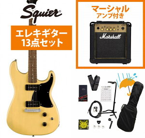 Squier by Fender / Paranormal Strat-O-Sonic Laurel FB BK PG Vintage Blonde Marshall MG10�A���v�t���G���L�M�^�[���S�҃Z�b�gR�yYRK�z