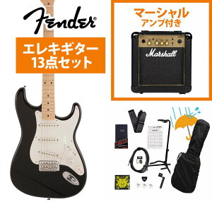 Fender / Made in Japan Traditional 50s Stratocaster Maple FB Black Marshall MG10AvtGLM^[S҃ZbgRsFENDER[d`[i[v[g!tyYRKz
