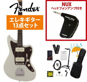 Fender / Made in Japan Traditional 60s Jazzmaster Rosewood FB Olympic White GP-1アンプ付属エレキギター初心者セットR《FENDER充電式チューナープレゼント!》【YRK】