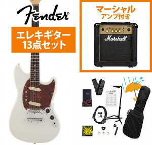 Fender / Made in Japan Traditional 60s Mustang Rosewood FB Olympic White Marshall MG10AvtGLM^[S҃ZbgRsFENDER[d`[i[v[g!tyYRKz