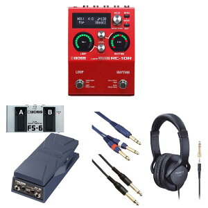BOSS / RC-10R Rhythm Loop Station [vXe[V {X M^[ [p[ RC10R[R݂ɃTEhCNZbg] FS-6 + EV-30yPTNBz