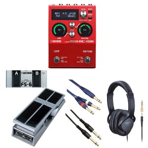 BOSS / RC-10R Rhythm Loop Station [vXe[V {X M^[ [p[ RC10R[R݂ɃTEhCNZbg] FS-6 + FV-500HyPTNBz