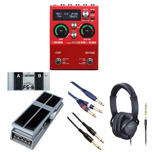 BOSS / RC-10R Rhythm Loop Station [vXe[V {X M^[ [p[ RC10R[R݂ɃTEhCNZbg] FS-6 + FV-500LyPTNBz
