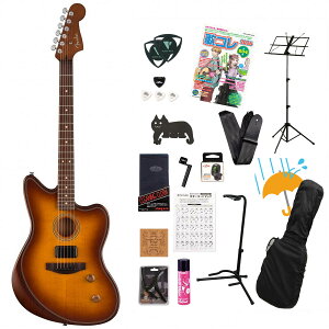 Fender / Acoustasonic Standard Jazzmaster Honey Burst �t�F���_�[�A�R�M�e�����Ă񂱐���18�_���S�҃Z�b�gR�yYRK�z
