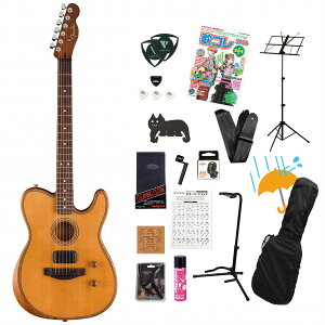 Fender / Acoustasonic Standard Telecaster Aged Natural �t�F���_�[�A�R�M�e�����Ă񂱐���18�_���S�҃Z�b�gR�yYRK�z