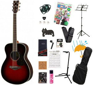 YAMAHA / FS830 Tobacco Brown Sunburst (TBS) ���}�n �A�R�[�X�e�B�b�N�M�^�[ �t�H�[�N�M�^�[ ���� ���S�� FS-830 �A�R�M�e�����Ă񂱐���18�_���S�҃Z�b�gR�yPNG�z