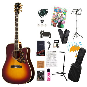 Epiphone / Inspired by Gibson Custom Hummingbird Deluxe EC Autumn Burst �G�s�t�H���A�R�M�e�����Ă񂱐���18�_���S�҃Z�b�gR�yYRK�z