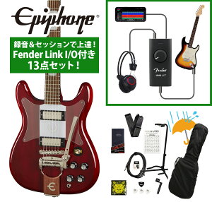Epiphone / Crestwood Custom Tremotone Cherry (CH) �^�����Z�b�V�����ŏ�B�IFender Link I/O�t��13�_�Z�b�g�yYRK�z