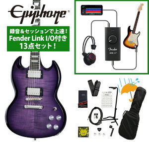 Epiphone / Inspired by Gibson SG Modern Figured Purple Burst ^ZbVŏBIFender Link I/Ot13_ZbgyYRKz