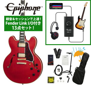 Epiphone / Inspired by Gibson Custom 1959 ES-355 Cherry Red ^ZbVŏBIFender Link I/Ot13_ZbgyYRKz