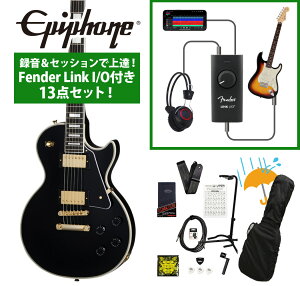 Epiphone / Inspired by Gibson Custom Les Paul Custom Ebony ^ZbVŏBIFender Link I/Ot13_ZbgyYRKz