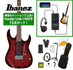 Ibanez / GRX70QA-TRB Transparent Red Burst GIO Series ACoj[Y p ؂ȃLggbv ^ZbVŏBIFender Link I/Ot13_Zbg