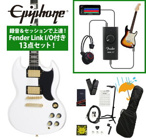 Epiphone / Inspired by Gibson SG Custom Alpine White ^ZbVŏBIFender Link I/Ot13_ZbgyYRKz