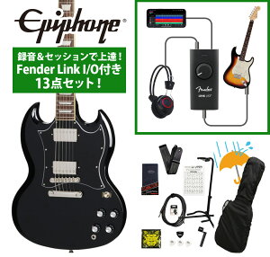 Epiphone / Inspired by Gibson SG Standard Ebony ^ZbVŏBIFender Link I/Ot13_ZbgyYRKz