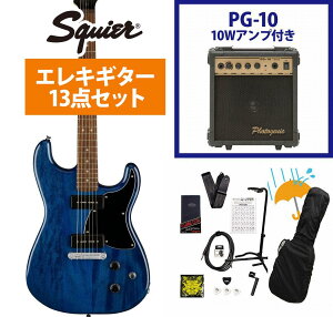 Squier by Fender / Limited Edition Paranormal Strat-O-Sonic Sapphire Blue Transparent PG-10AvtGLM^[S҃ZbgRyYRKz