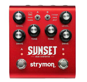 Strymon / SUNSET dual overdrive �I�[�o�[�h���C�u/�f�B�X�g�[�V���� �T���Z�b�g �X�g���C�����y�������K�i�z
