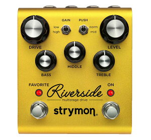 Strymon / Riverside Multistage Drive �I�[�o�[�h���C�u/�f�B�X�g�[�V���� �X�g���C�����y�������K�i�z