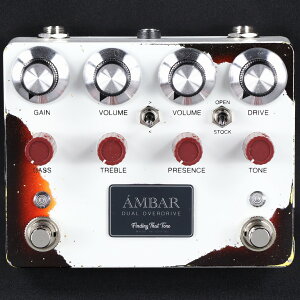 �s�w�����T�L��t�y�����摜�zFinding That Tone / AMBAR Custom Paint Olympic White over 3Tone Sunburst Oxblood Knob Dual Overdrive �I�[�o�[�h���C�u [S/N�F215] �y�������K�i�z�sFender�M�^�[/�x�[�X�p�V�[���h�P�[�u��