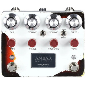y1zFinding That Tone / AMBAR Custom Paint Olympic White over 3Tone Sunburst Oxblood Knob Dual Overdrive I[o[hCuyPNGz