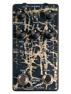 �s�w�����T�L��t�y�V���i�z Lichtlaerm Audio ���q���� �I�[�f�B�I / Thorn Lennart Bossu Signature Distortion �f�B�X�g�[�V�����y�������K�i�z�sFender�M�^�[/�x�[�X�p�V�[���h�P�[�u���v���[���g�t