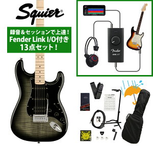 Squier / Affinity Series Stratocaster FMT HSS Maple Fingerboard Black Pickguard Black Burst ^ZbVŏBIFender Link I/Ot13_ZbgyYRKz