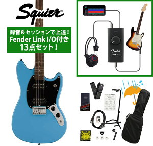Squier / Sonic Mustang HH Laurel Fingerboard Black Pickguard California Blue ^ZbVŏBIFender Link I/Ot13_ZbgyYRKz