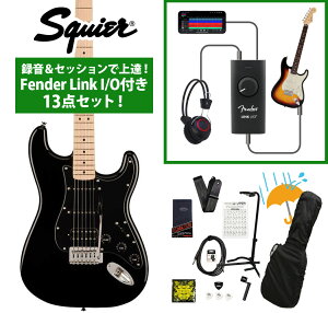 Squier / Sonic Stratocaster HSS Maple Fingerboard Black Pickguard Black ^ZbVŏBIFender Link I/Ot13_ZbgyYRKz