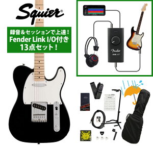 Squier / Sonic Telecaster Maple Fingerboard White Pickguard Black XNC[ ^ZbVŏBIFender Link I/Ot13_ZbgyYRKz