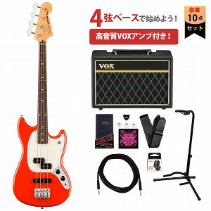 Fender / Player II Mustang Bass PJ Rosewood Fingerboard Coral Red tF_[ GLx[X VOXAvtGLx[XS҃ZbgyYRKz