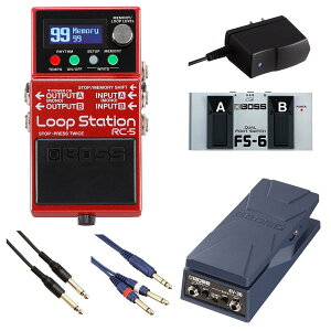 BOSS / RC-5 Loop Station [vXe[V {X M^[ [p[ RC5[R݂ɃTEhCNZbg] FS-6 + EV-30yPTNBz