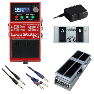 BOSS / RC-5 Loop Station [vXe[V {X M^[ [p[ RC5[R݂ɃTEhCNZbg] FS-6 + FV-500LyPTNBz