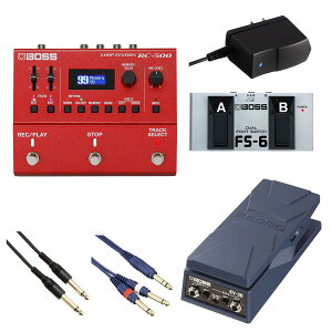 BOSS / RC-500 Loop Station [vXe[V {X M^[ [p[ RC500[R݂ɃTEhCNZbg] FS-6 + EV-30yPTNBz