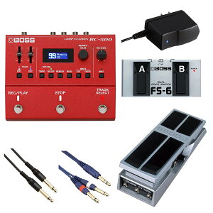 BOSS / RC-500 Loop Station [vXe[V {X M^[ [p[ RC500[R݂ɃTEhCNZbg] FS-6 + FV-500HyPTNBz