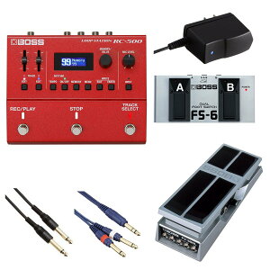 BOSS / RC-500 Loop Station [vXe[V {X M^[ [p[ RC500[R݂ɃTEhCNZbg] FS-6 + FV-500LyPTNBz