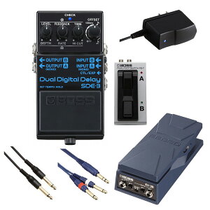 BOSS / SDE-3 Dual Digital Delay fBC {X SDE3 GtFN^[[R݂ɃTEhCNZbg] FS-7 + EV-30yPTNBz