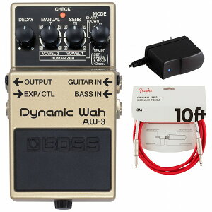 BOSS / AW-3 Dynamic Wah I[gE A_v^[PSA-100S2+FenderP[u(Fiesta Red/3m) wZbgyPNGz