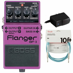 BOSS / BF-3 Flanger tW[ A_v^[PSA-100S2+FenderP[u(Daphne Blue/3m) wZbgyPNGz