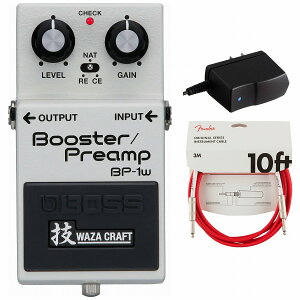 BOSS / BP-1W Booster/Preamp u[X^[ A_v^[PSA-100S2+FenderP[u(Fiesta Red/3m) wZbg yPNGz