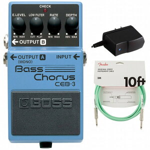 BOSS / CEB-3 Bass Chorus x[XR[X A_v^[PSA-100S2+FenderP[u(Surf Green/3m) wZbgyPNGz