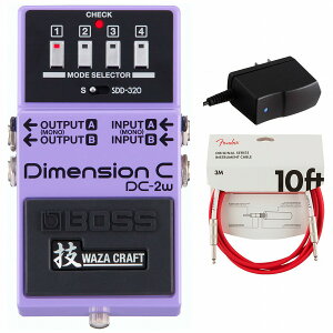 BOSS / DC-2W Dimension C A_v^[PSA-100S2+FenderP[u(Fiesta Red/3m) wZbgyPNGz