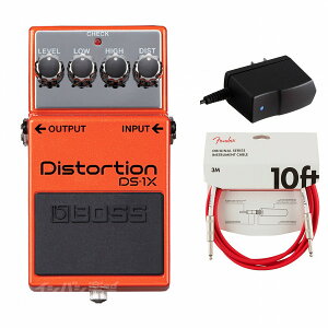 BOSS / DS-1X Distortion fBXg[V A_v^[PSA-100S2+FenderP[u(Fiesta Red/3m) wZbgyPNGz