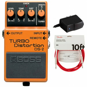 BOSS / DS-2 Turbo Distortion fBXg[V A_v^[PSA-100S2+FenderP[u(Fiesta Red/3m) wZbgyPNGz
