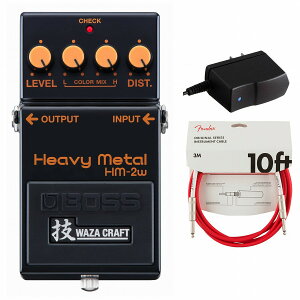BOSS / HM-2W Heavy Metal wB^ A_v^[PSA-100S2+FenderP[u(Fiesta Red/3m) wZbgyPNGz