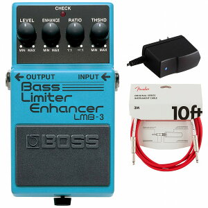BOSS / LMB-3 Bass Limiter Enhancer x[X~b^[ A_v^[PSA-100S2+FenderP[u(Fiesta Red/3m) wZbgyPNGz